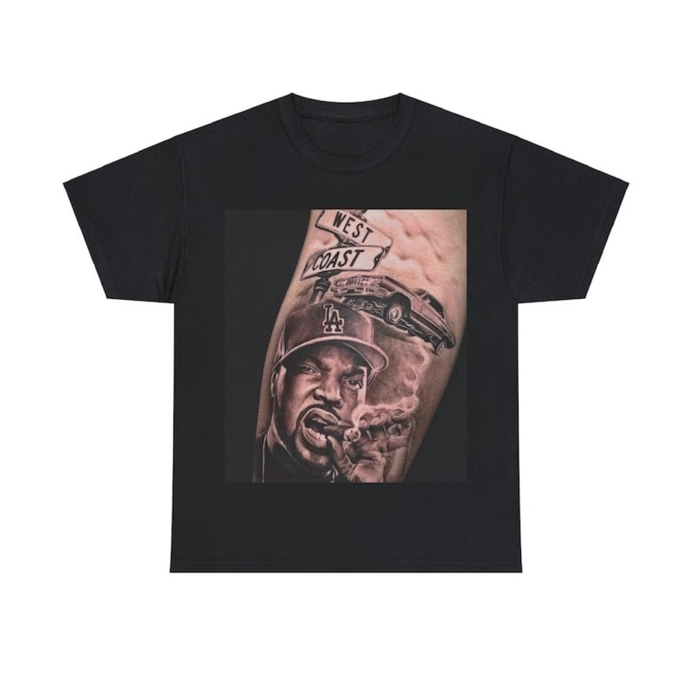 Unisex Ice Cube West Coast Heavy Cotton Tee